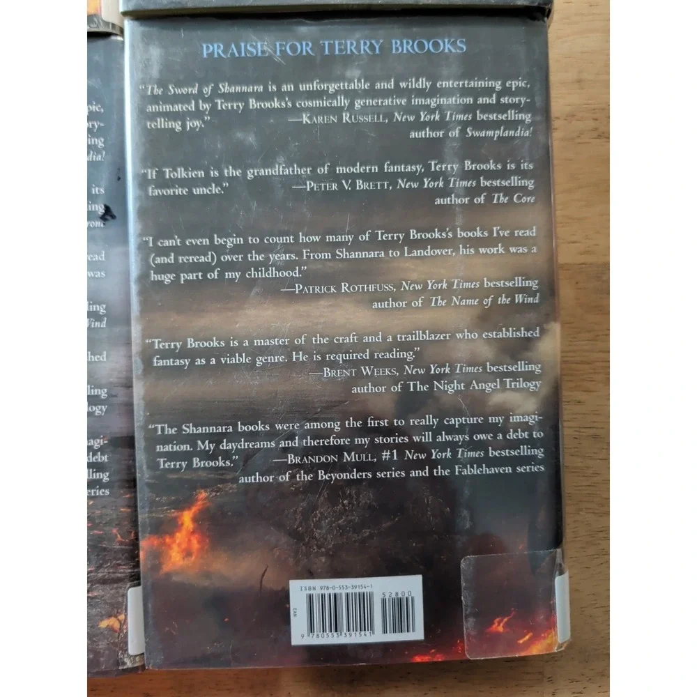 Complete Fall of Shannara ( 4 Book Set ) Terry Brooks Library copy 1st Edition‎